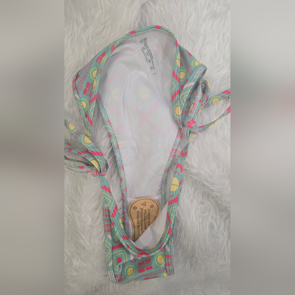 Geometric Pattern Bikini Set - image 2